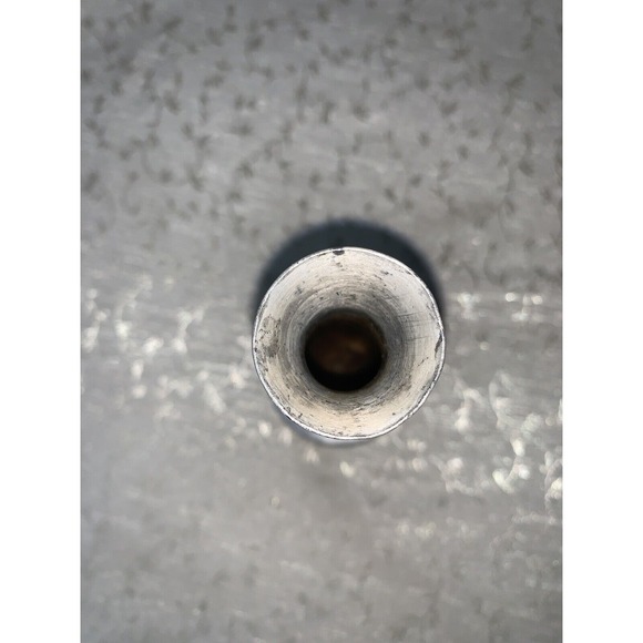 Daalderop Made In Holland Small Pewter Bud Vase 6.75" Tall - Picture 3 of 10